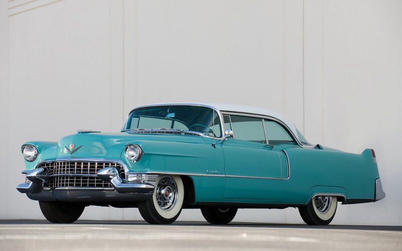 Teal Cadillac Car