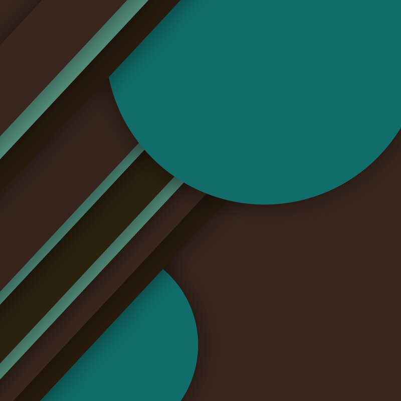 Teal Circles and Lines