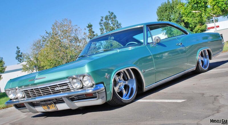 Teal Classic Car — Calm, Afternoon, Photograph