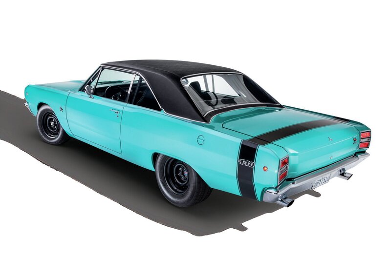 Teal Classic Car — Clean