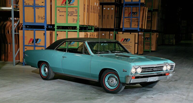 Teal Classic Car — Dramatic, Photograph