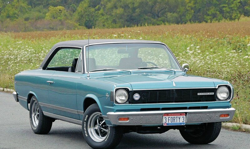 Teal Classic Car — Serene, Summer