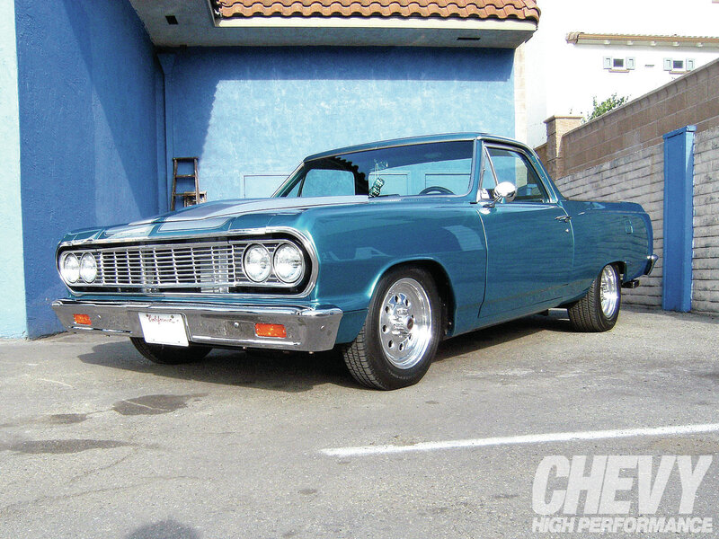 Teal Classic Chevrolet Pickup