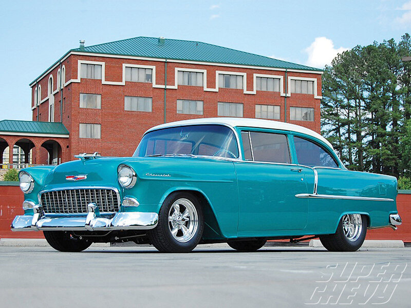 Teal Classic Chevrolet