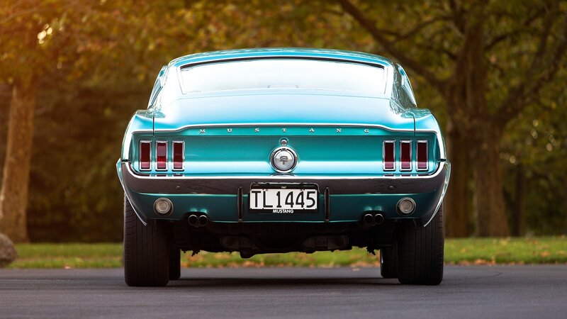 Teal Classic Mustang — Serene