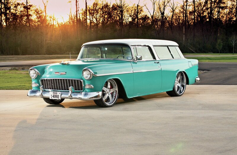 Teal Classic Station Wagon