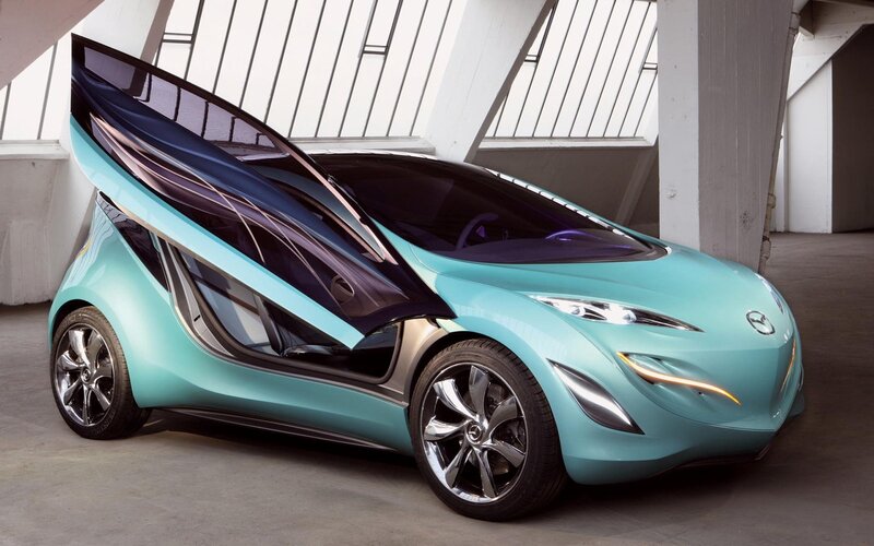 Teal Concept Car — Modern, Photograph