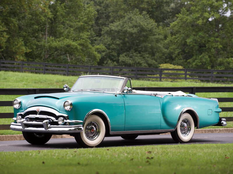Teal Convertible Car — Serene