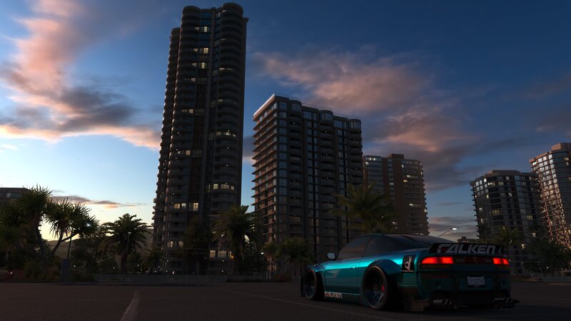 Teal Drift Car