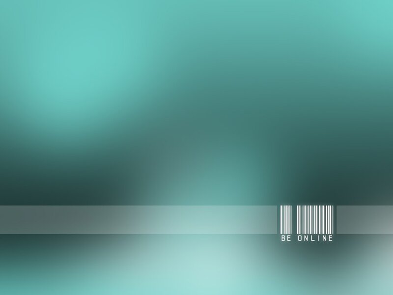 teal gradient with barcode