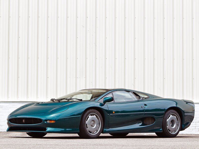 Teal Jaguar Xj220