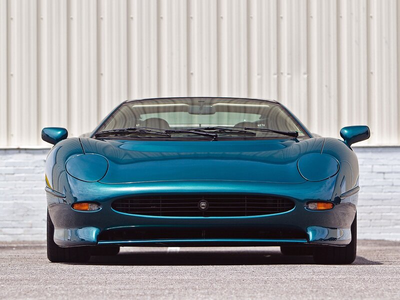 Teal Jaguar Xk8