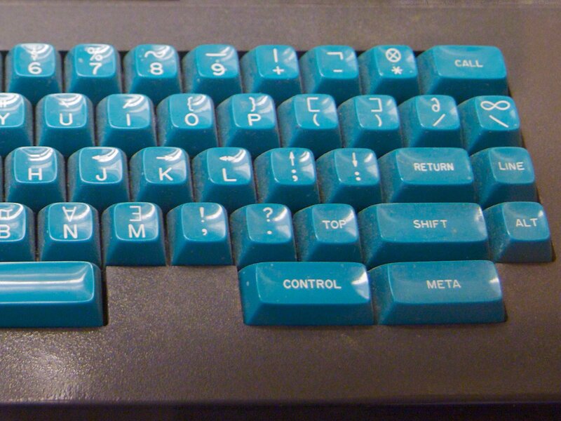 teal keyboard keys