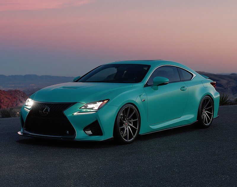 Teal Lexus Coupe