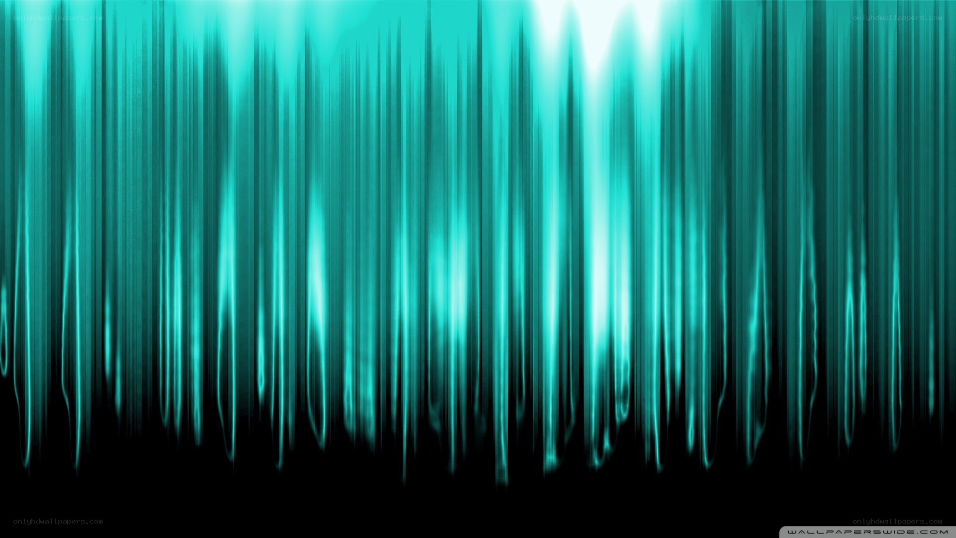 teal light streaks abstract