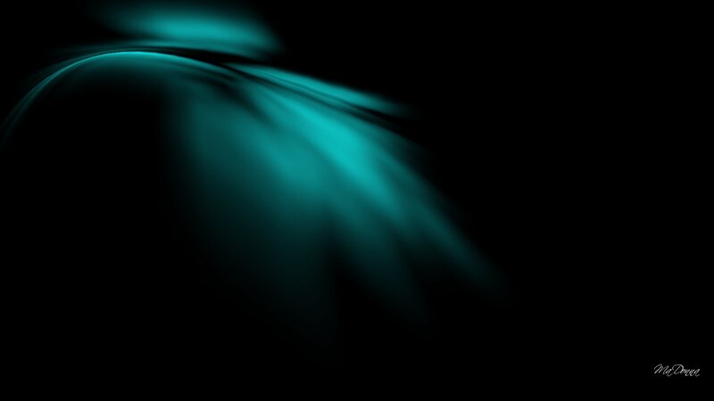 Teal Light Streaks