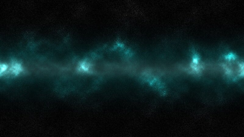 Teal Nebula in Space — Serene