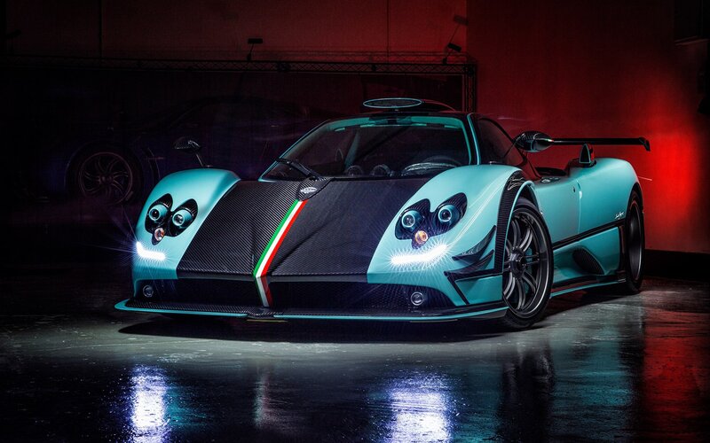 Teal Pagani Zonda