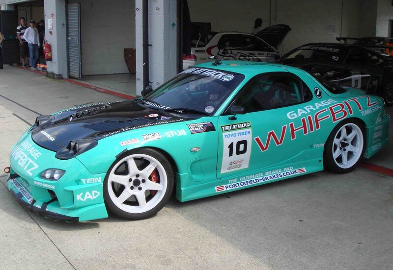 Teal Race Car