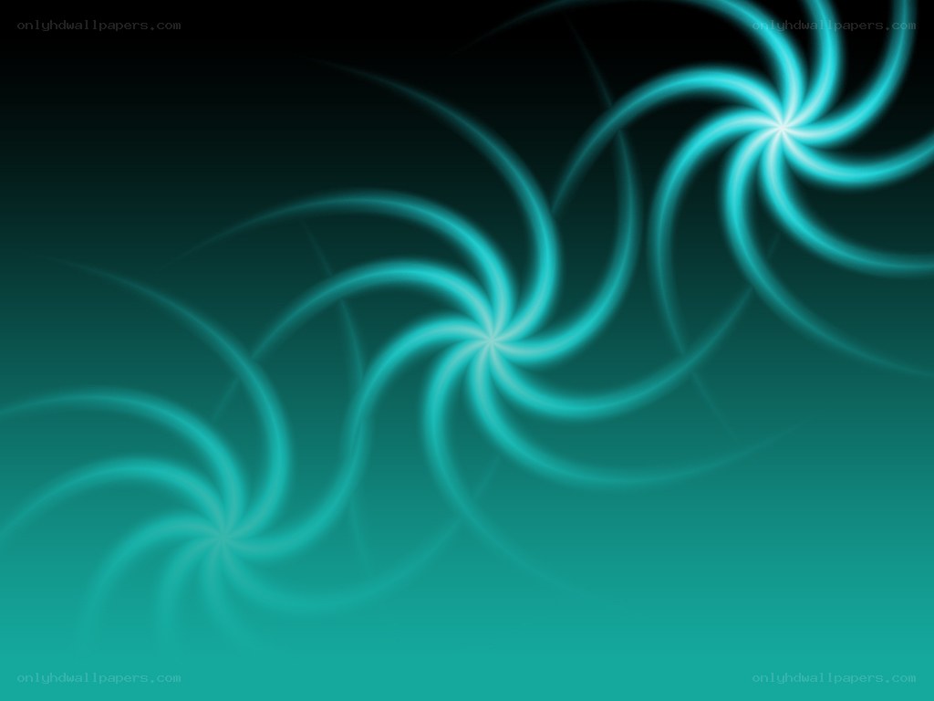 teal spiral light patterns