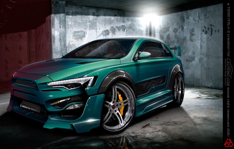 Teal Sports Car — Dramatic, 3d Render