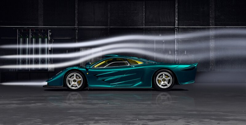 Teal Sports Car — Dramatic, Photograph