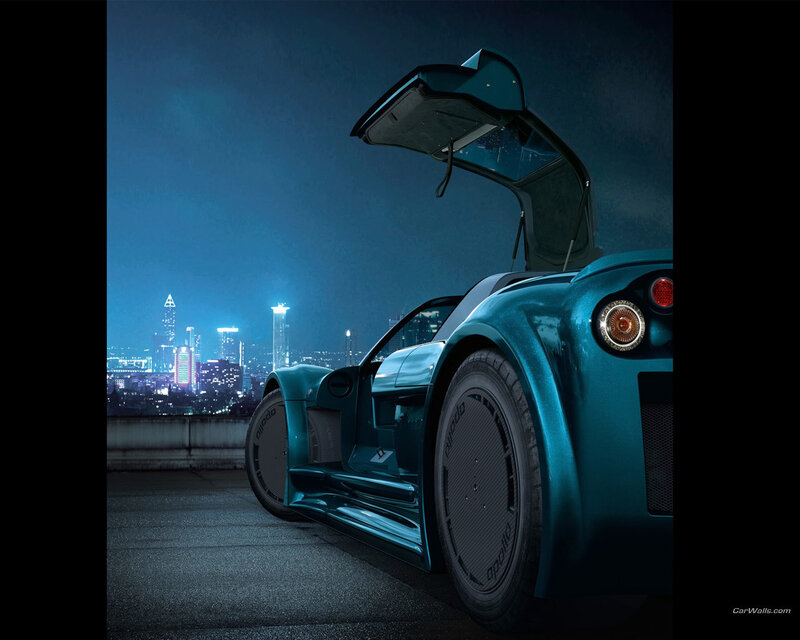 Teal Sports Car