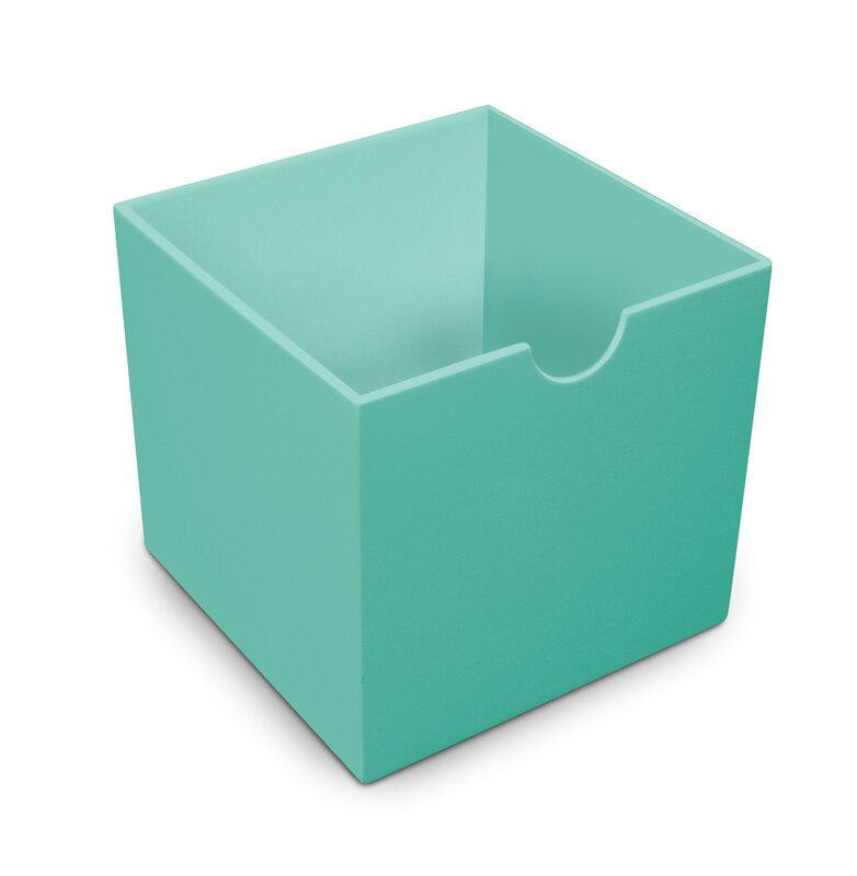 teal storage box