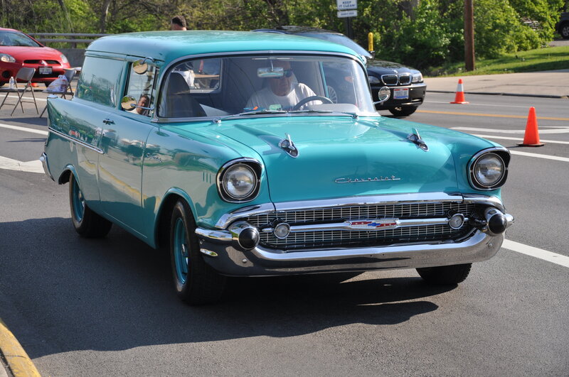 Teal Vintage Car