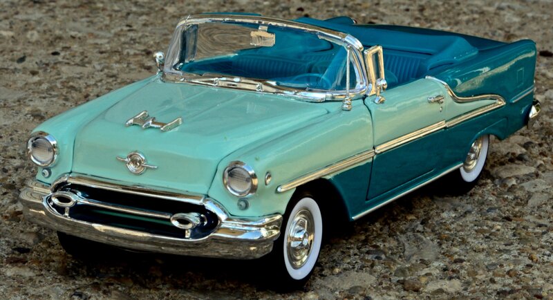 Teal Vintage Convertible — Classic