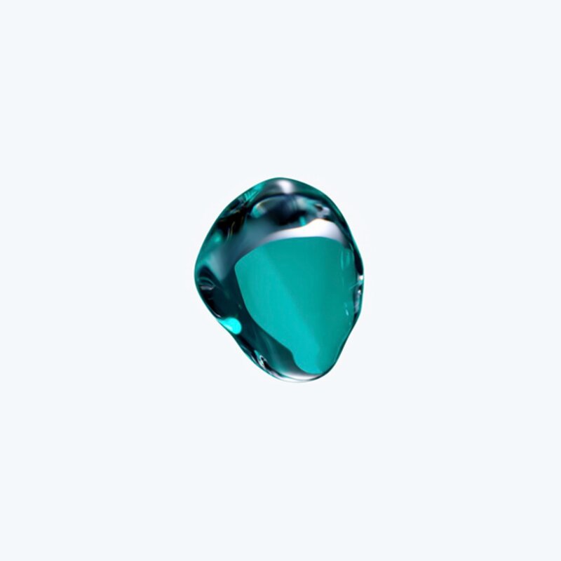 Teal Water Droplet