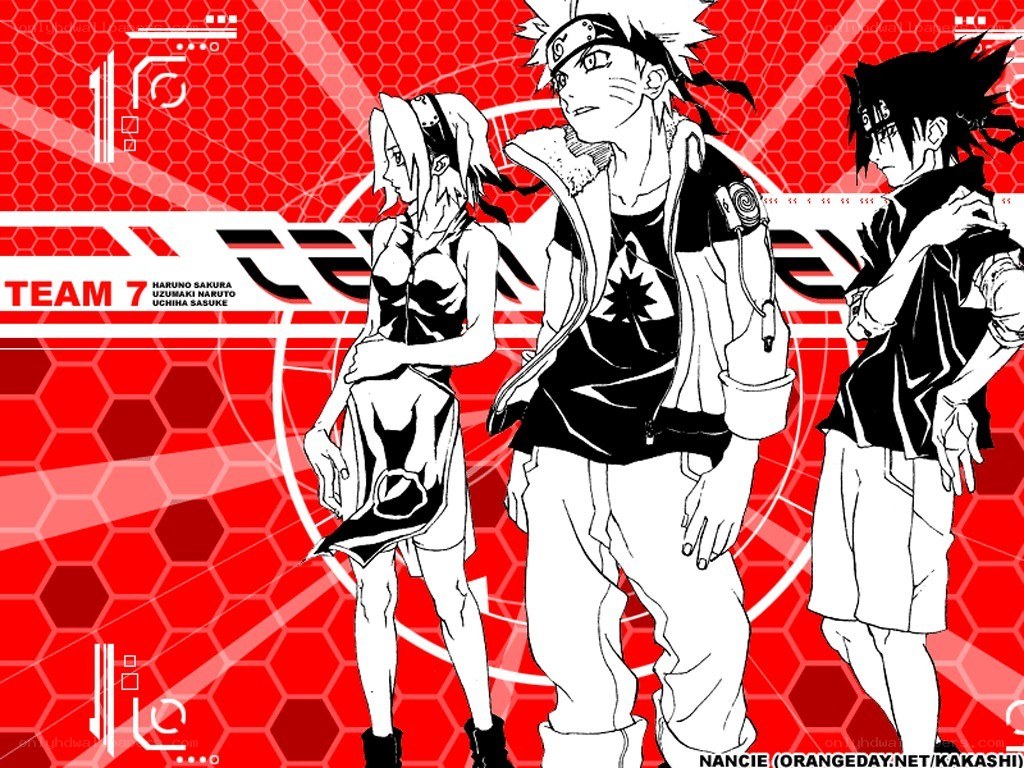 Team 7 anime characters
