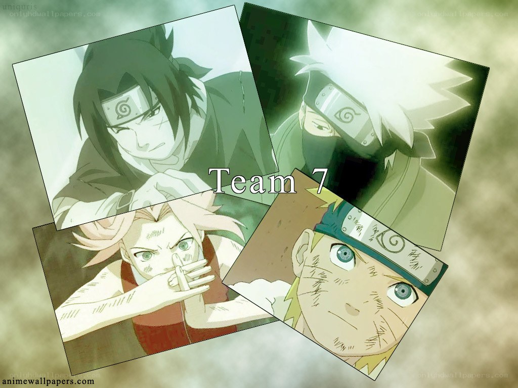 Team 7 anime collage