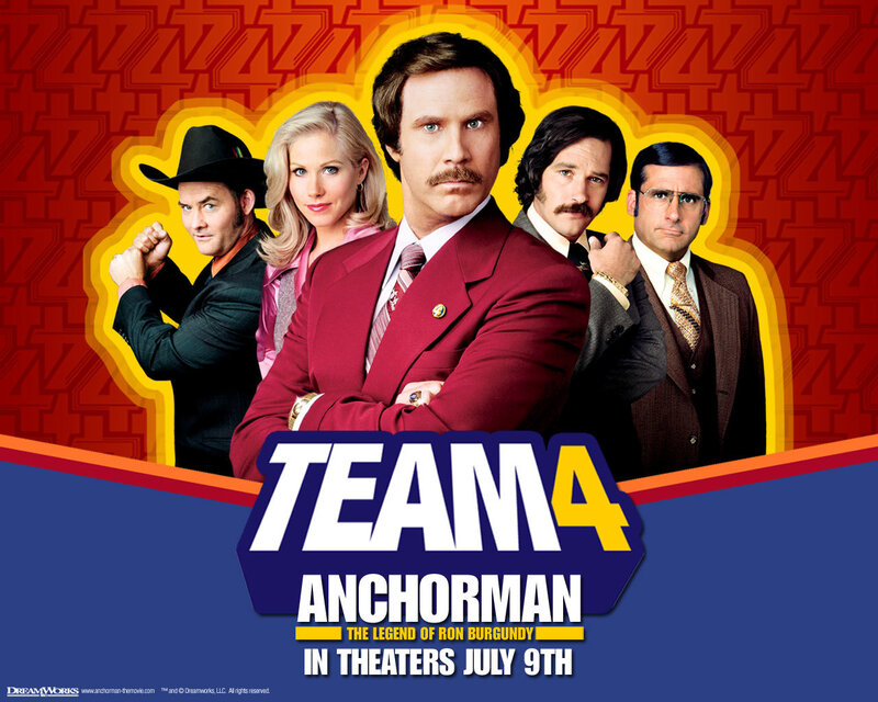 Team Anchorman movie poster