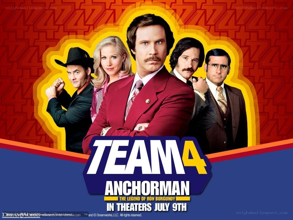 Team Anchorman movie poster