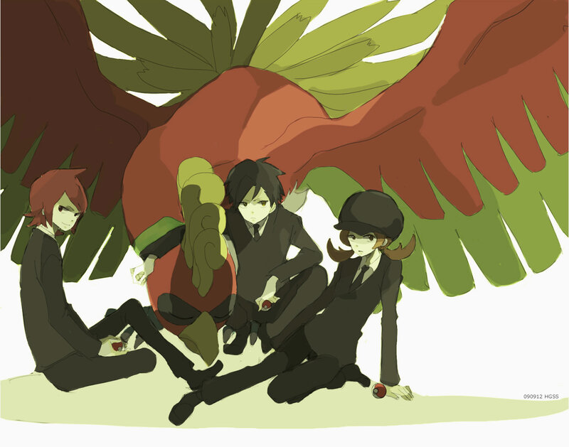 Team Flare members with their Pokémon
