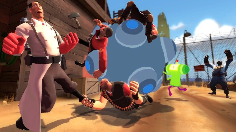 Team Fortress 2 chaos scene