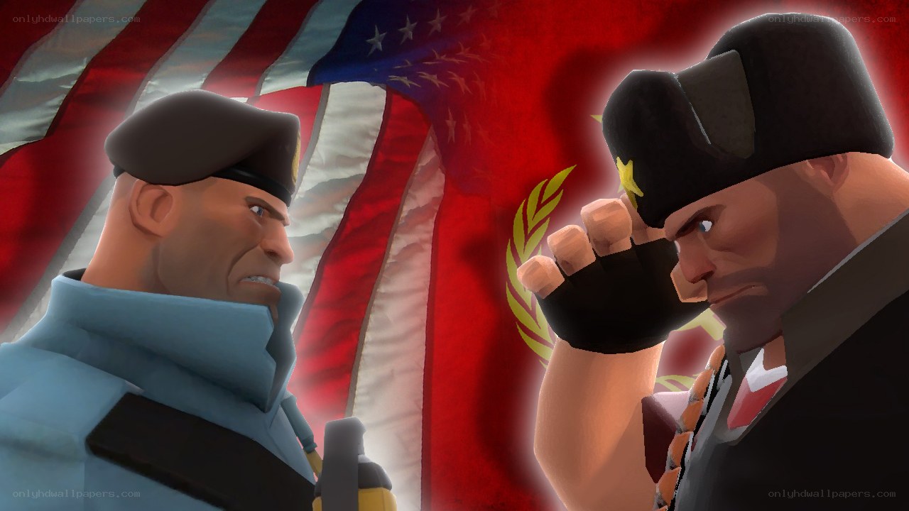 Team Fortress 2 character confrontation