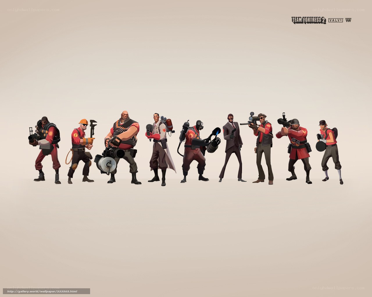 Team Fortress 2 character lineup