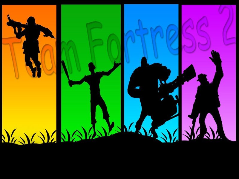 Team Fortress 2 character silhouettes
