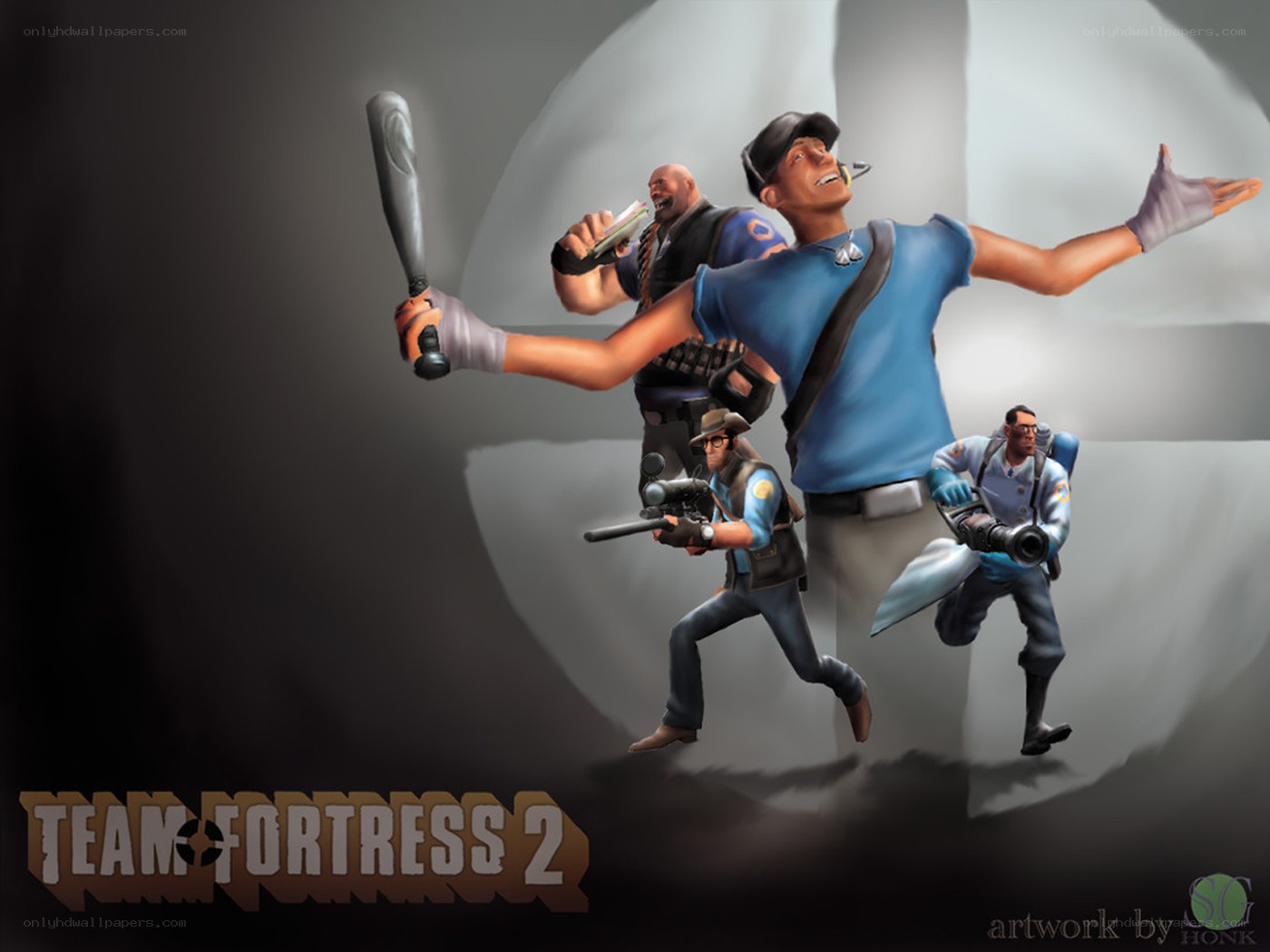 Team Fortress 2 characters artwork