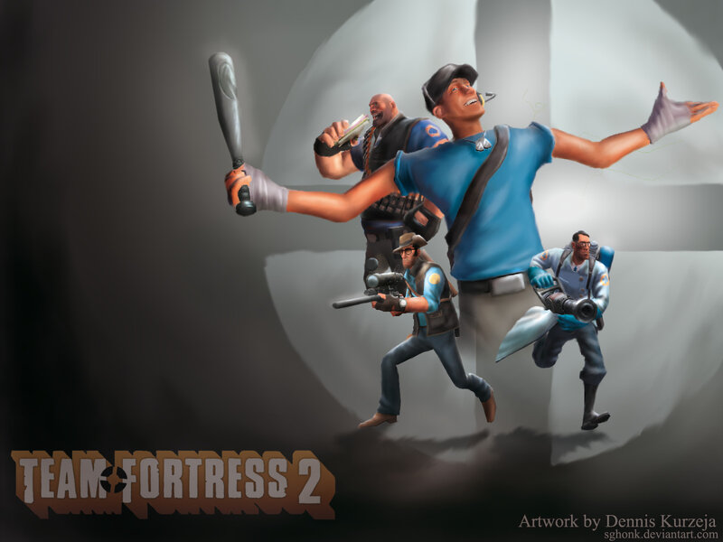 Team Fortress 2 Characters — Blue