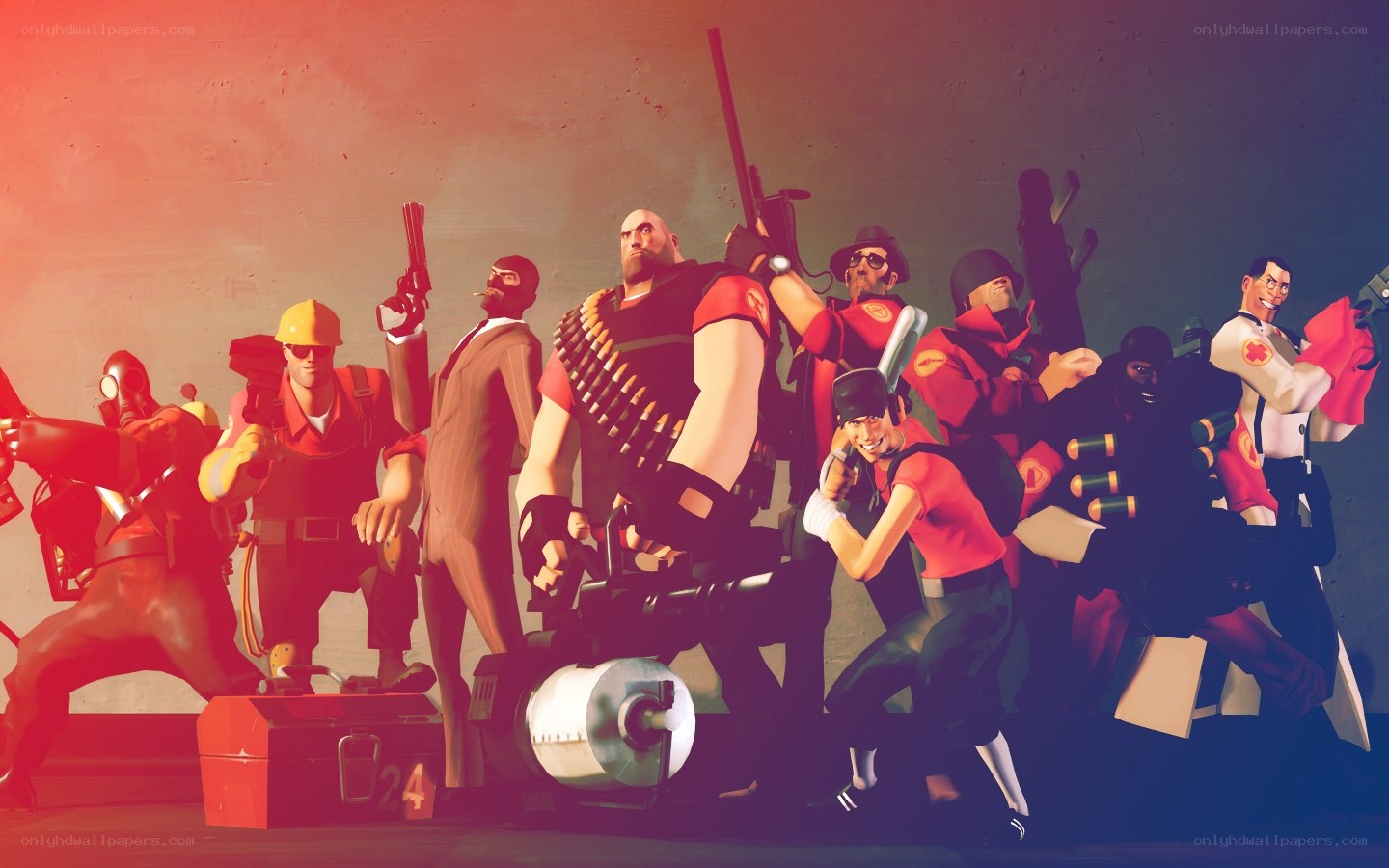 Team Fortress 2 characters group