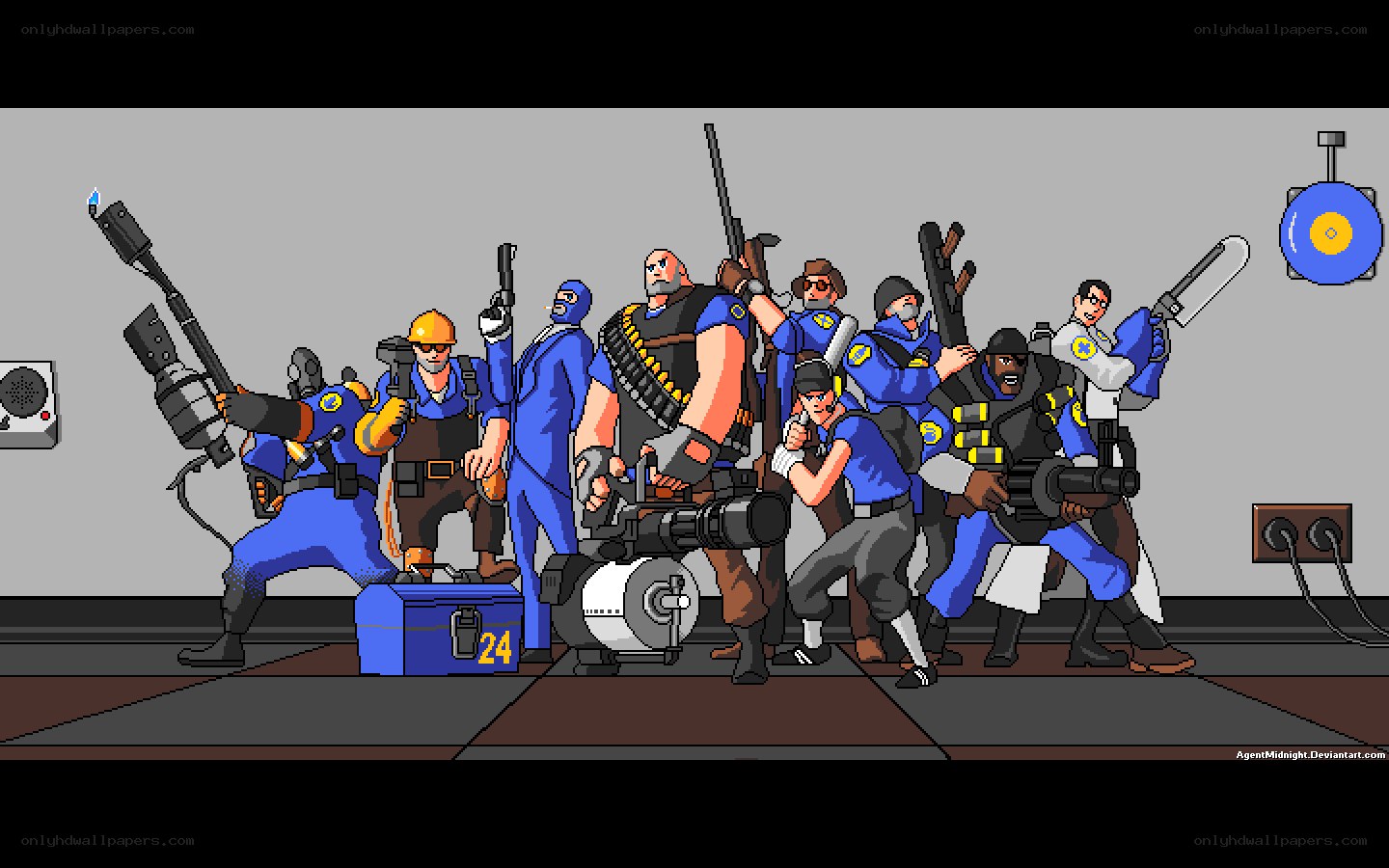 Team Fortress 2 characters group
