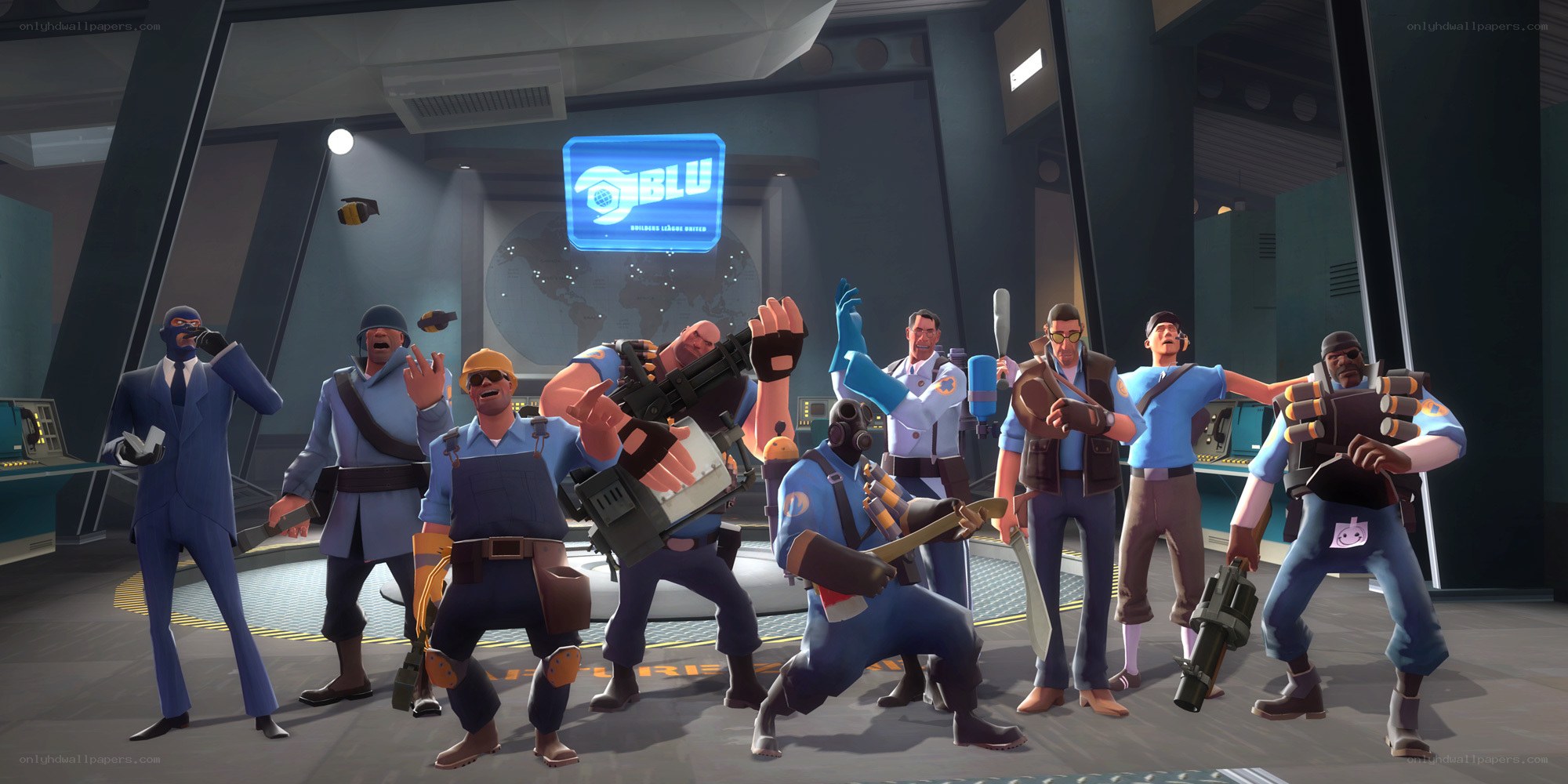 Team Fortress 2 characters in base