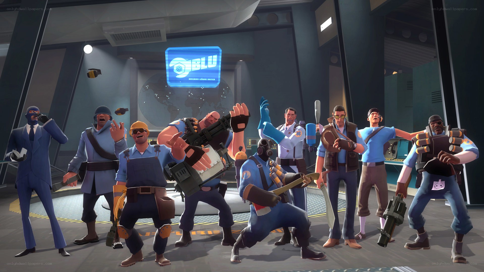Team Fortress 2 characters in base