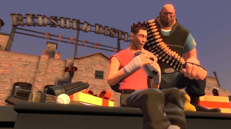 Team Fortress 2 characters in Redshed District