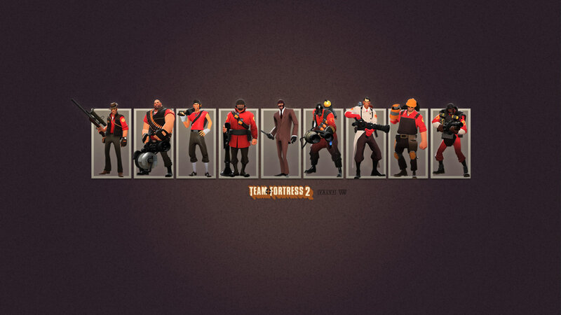 Team Fortress 2 characters lineup