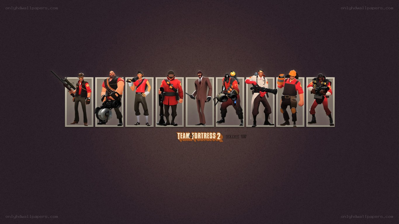 Team Fortress 2 characters lineup