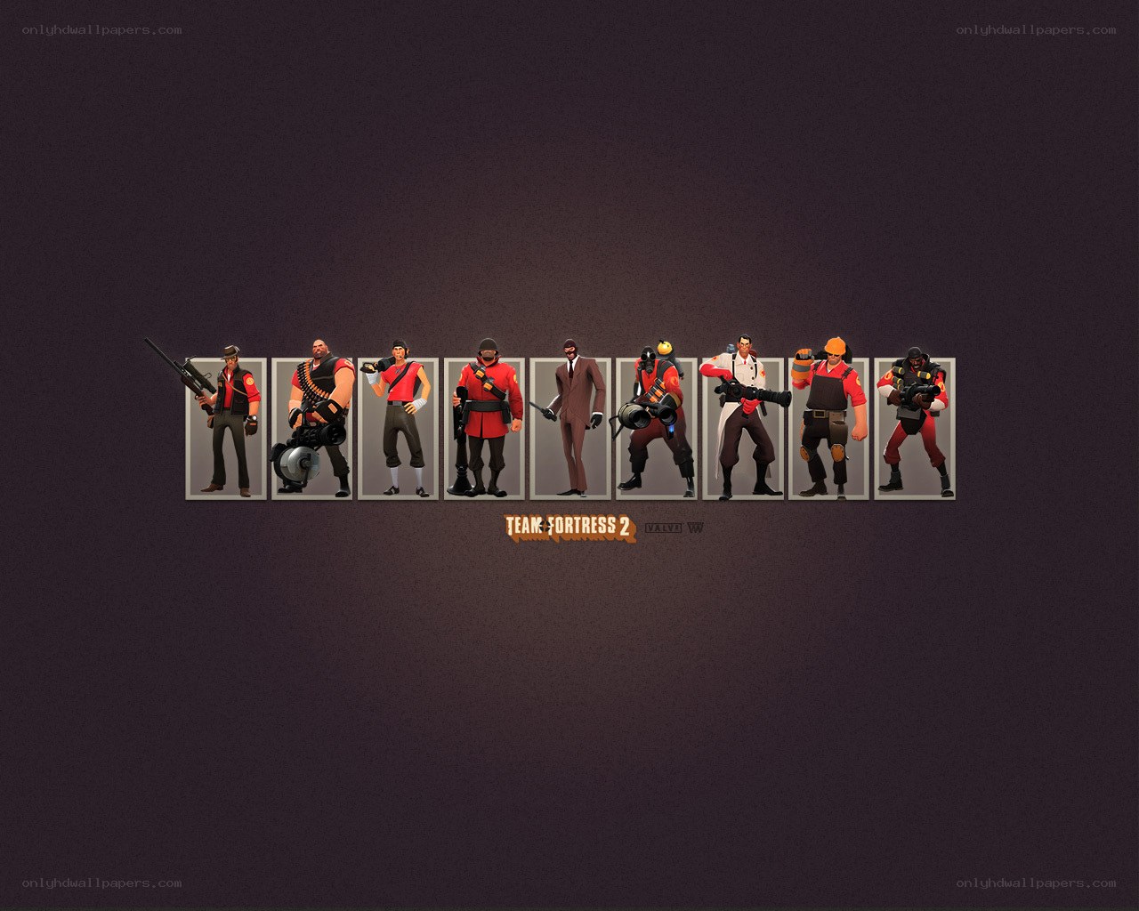 Team Fortress 2 characters lineup